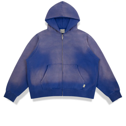 Heavyweight Wash Zip Up - Marine