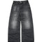 NYXYN - BAGGY WASHED JEANS - BLACK