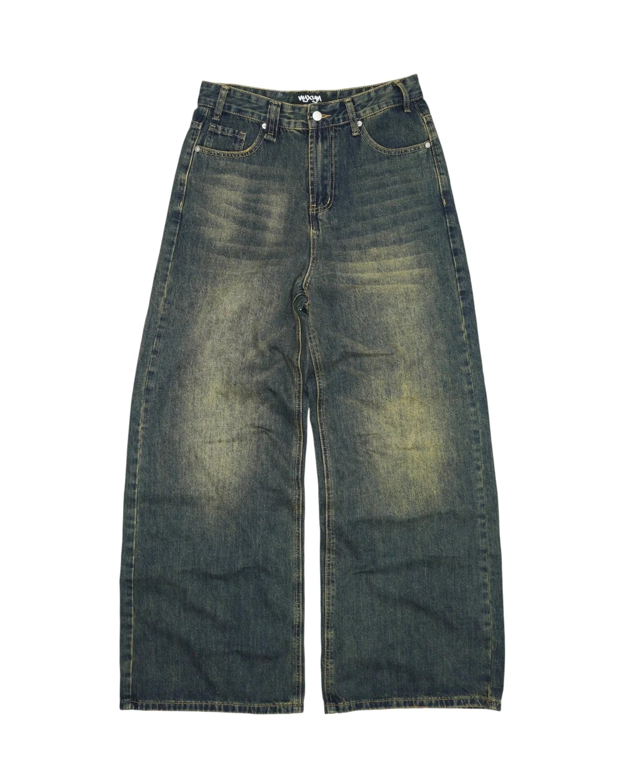 NYXYN - BAGGY WASHED JEANS - ACID BLUE
