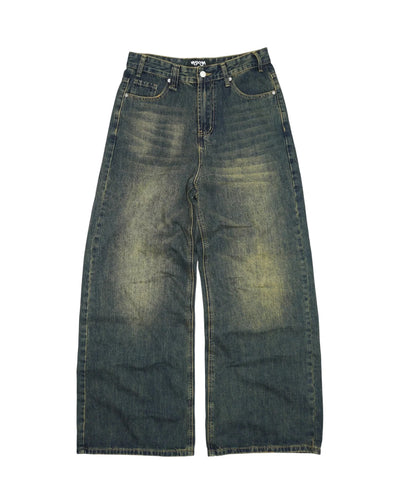 NYXYN - BAGGY WASHED JEANS - ACID BLUE