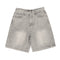 NYXYN - BAGGY DENIM JORTS - LIGHT GREY