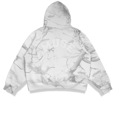 Heavyweight Camo Zip-Up - White Edition